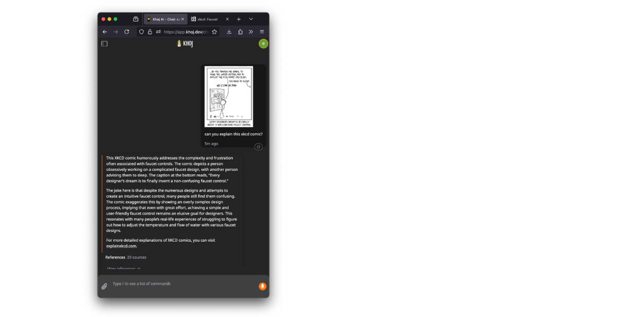 Khoj: Your Free AI Powered Personal Second Brain.
