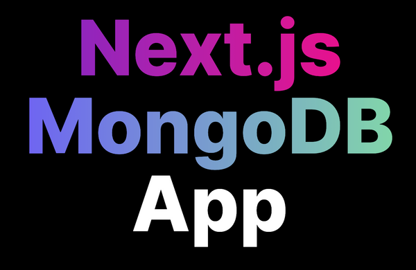 Build a Next.js React Apps with MongoDB in Mins