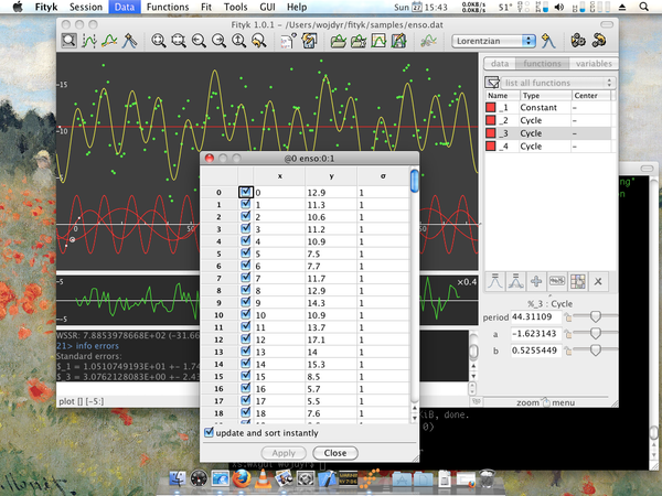 Fityk is A Multi-platform Open-source Data-analysis Package for Scientists