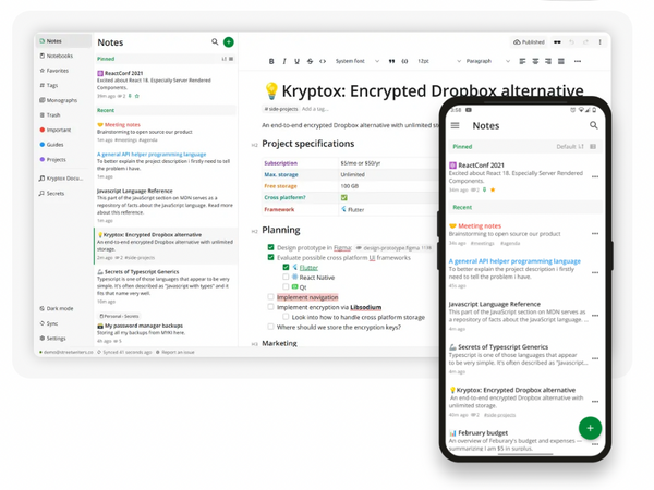 Notesnook Is an Open Source Note-taking App and Evernote Alternative