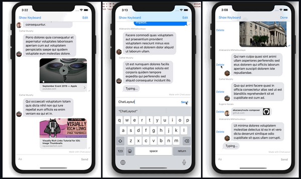 ChatLayout is an Open-source Free Alternative to MessageKit For Building Rich Messaging Apps
