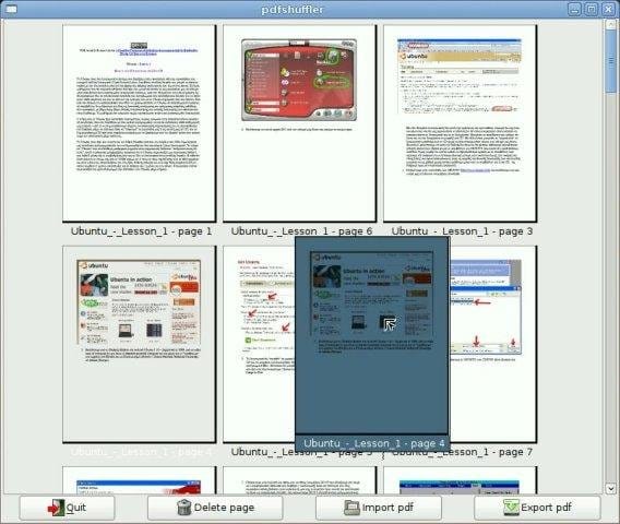 Merge and Split PDF files with PDF-Shuffler (Free App)