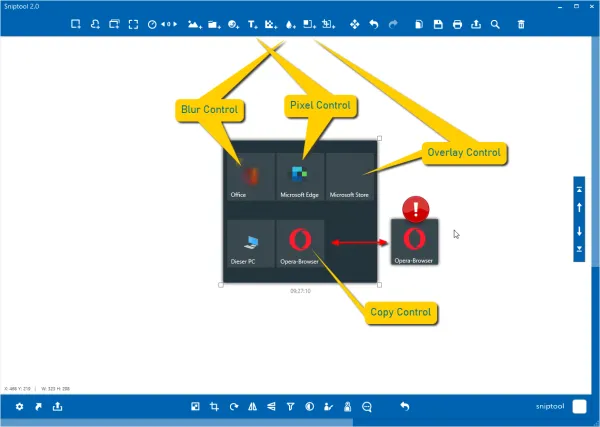 Sniptool is a Fantastic Screen Capture and Screenshot app for Windows