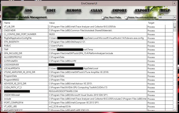 Clean Windows Environment From Unused Variables with EnvVarCleaner