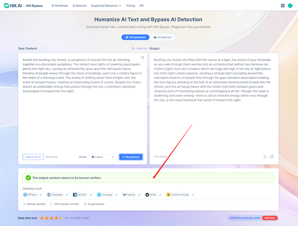 HIX Bypass Review: Leading AI Humanizer Free for Undetectable Content Creation