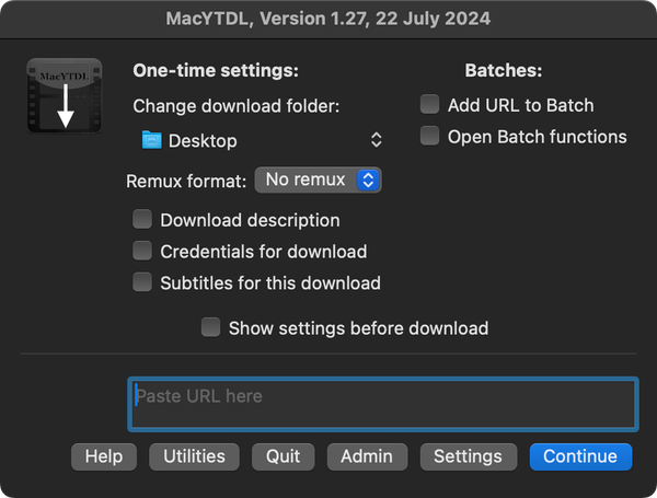 MacYTDL is a Free and Open-source YouTube Video Downloader for macOS