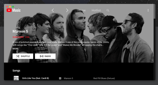 YouTube Music Desktop: A Free YouTube Music Client without Ads for Windows, Linux and macOS