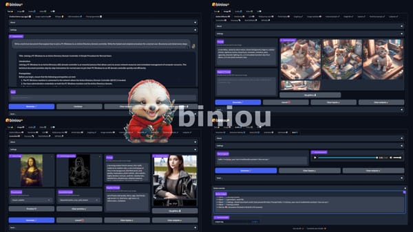 Create Text, Images, Videos, and Audio with AI Using Biniou - The Free Self-hosted GenAI App