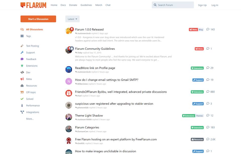 Flarum Is a Next Generation Forums Software