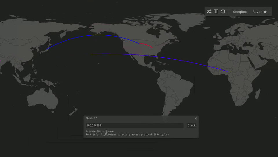 Raven Is An Interactive Real-time Cyber Threat Map