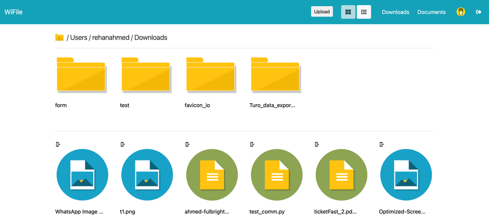 WiFile: Share Files Over the Network