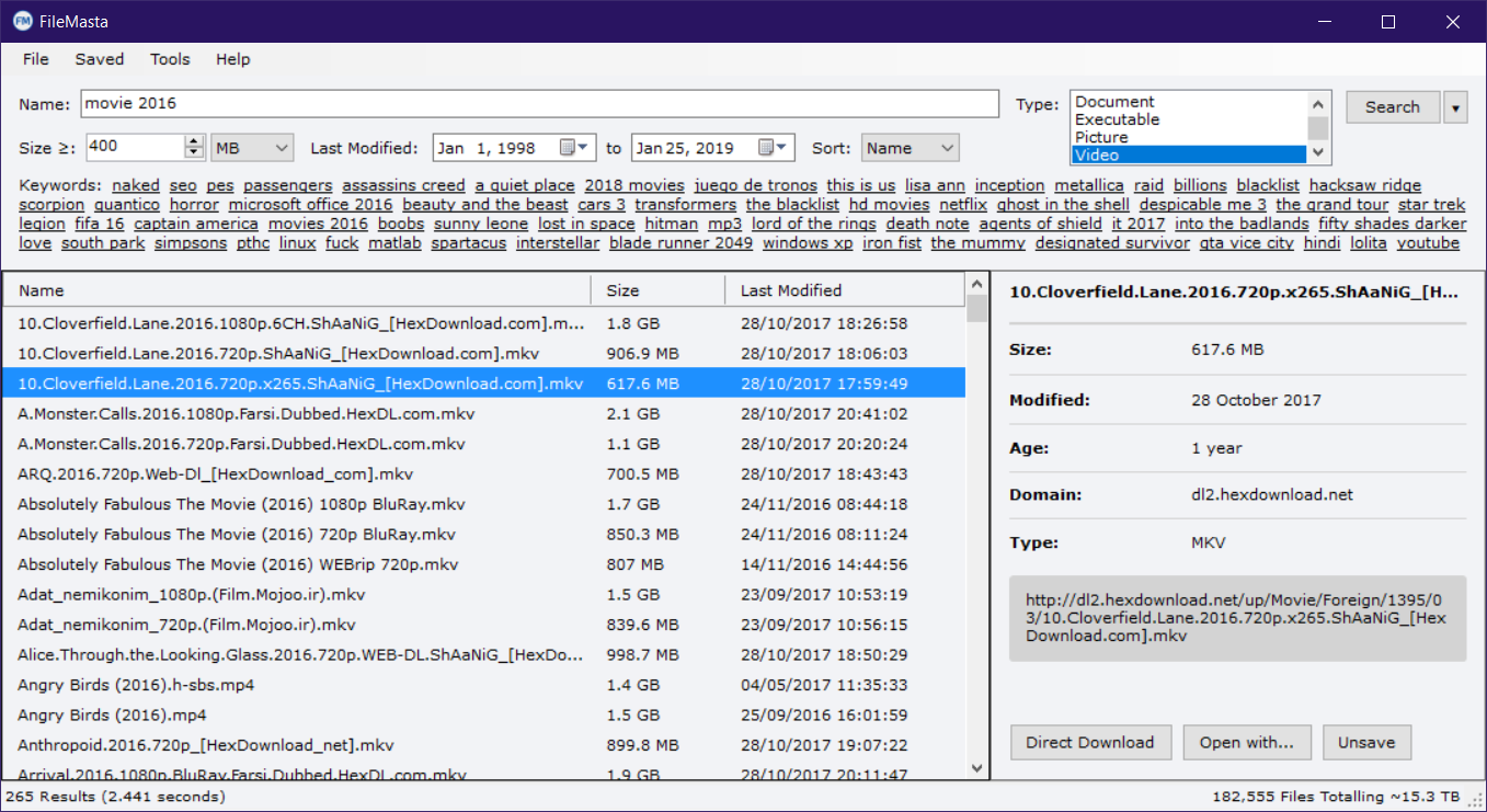 FileMasta: The Open-source Desktop Federated Search Engine Is Abandoned