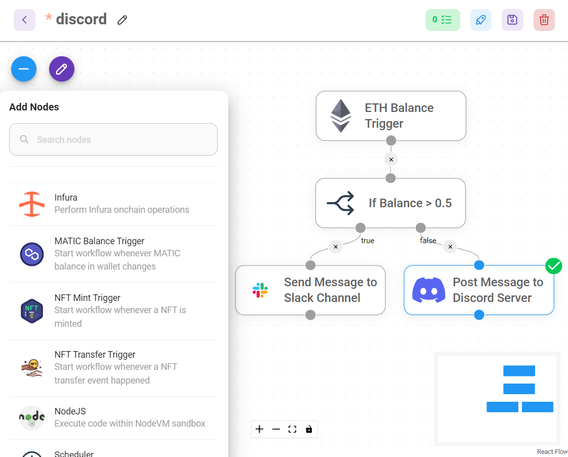 Outerbridge: Free Low-code Chain-based Web Apps Automation Tool (Open-source)