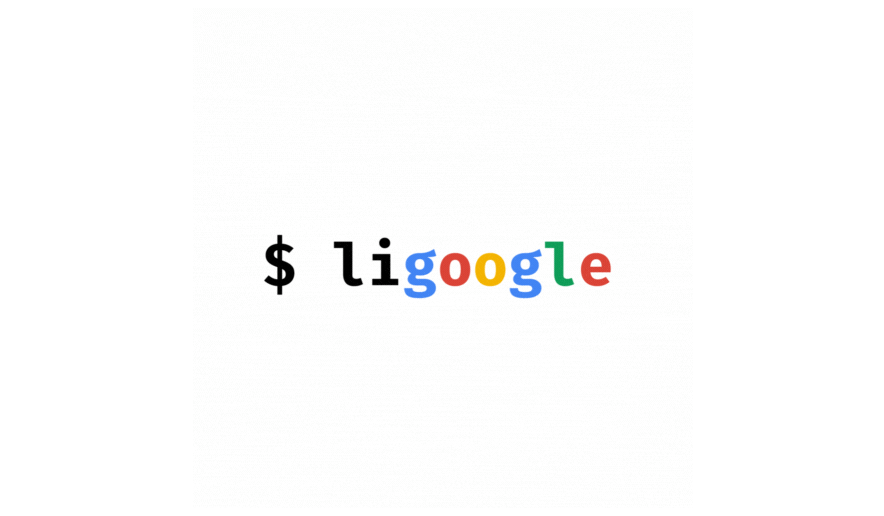 ligoogle: Google For Linux Users