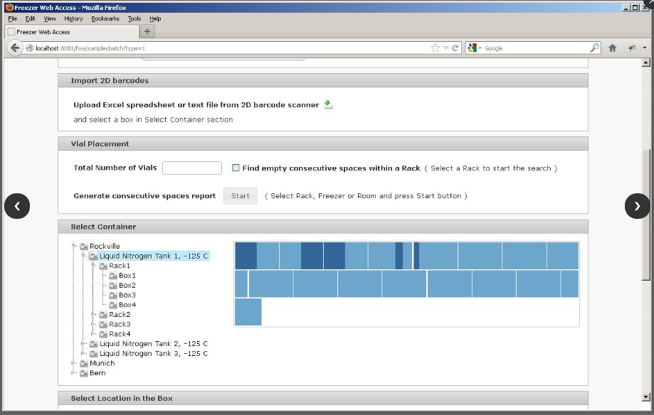 Freezer Web Access is a Sample Tracking App for Laboratories