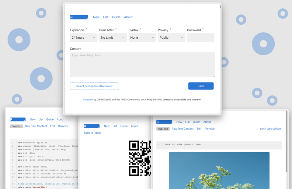 19 Free Self-hosted Pastebin and Github Gist Alternatives to collect, share and archive code snippets and notes