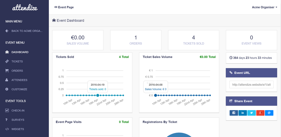 Attendize is an open-source Que Ticketing and Event Management System