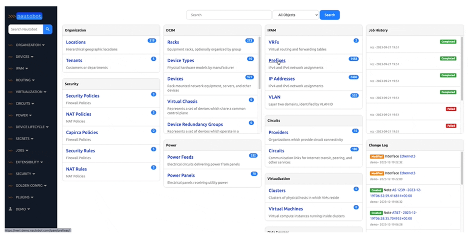 Manage Massive Networks Through your Browsers with Nautobot