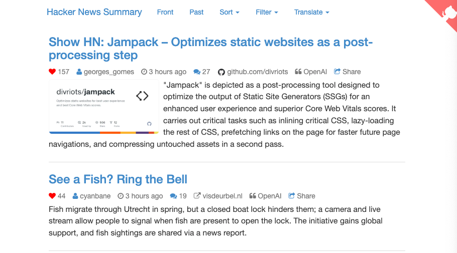 Summarize Hacker News with AI: Discover the Open-Source Project Enhancing Article Digests