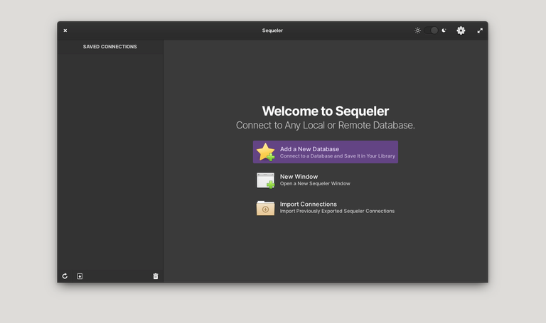 Sequeler is a Free Native Desktop SQL Client for Linux