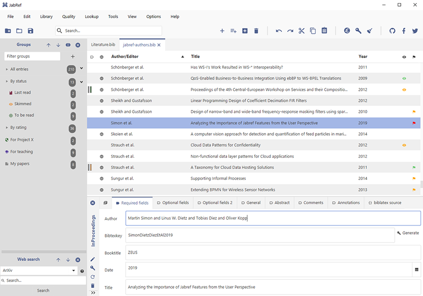 JabRef - Free Citation and Reference Management App for Windows, macOS and Linux