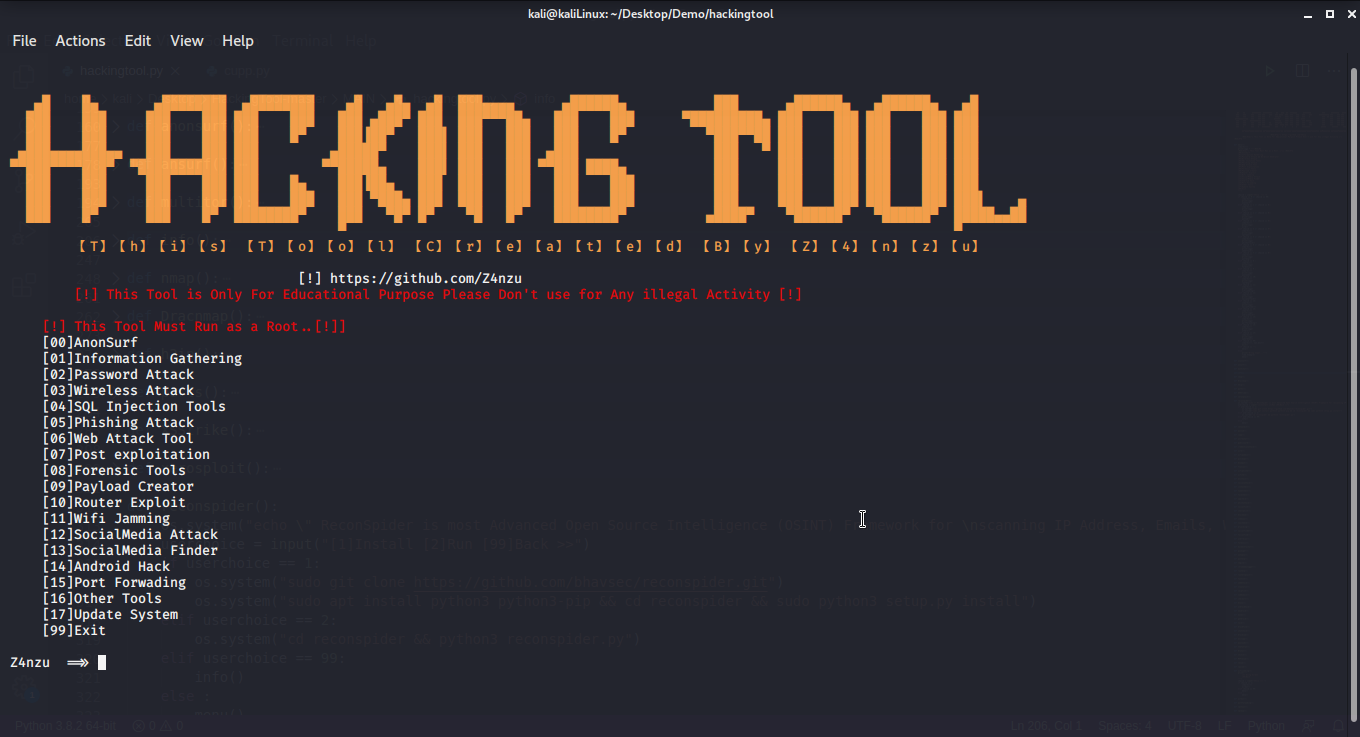 All In One Hacking Tool May Be the Most Popular Pentesting and Hacking tools out there