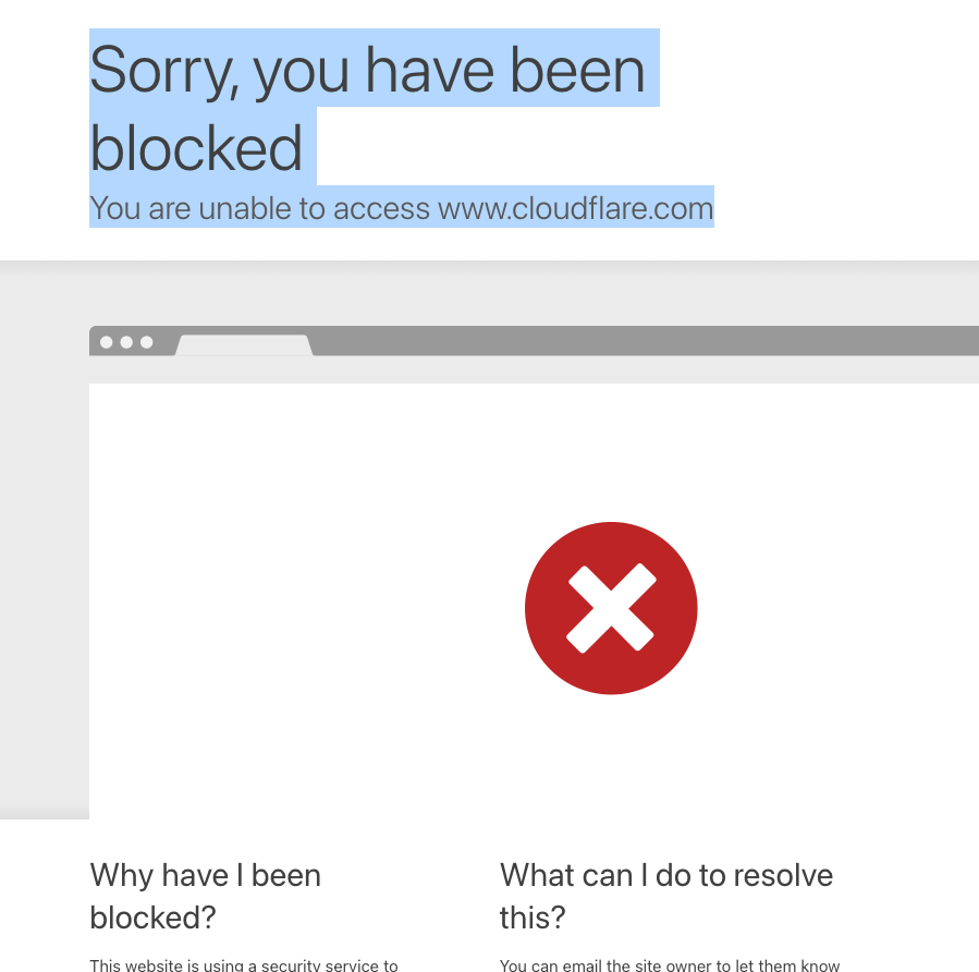 The Curious Case of the Detailed Chrome Extension - Blocked from Everything Running Cloudflare!